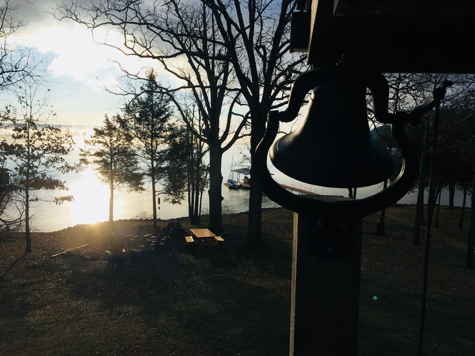 Ring the bell its time for dinner.