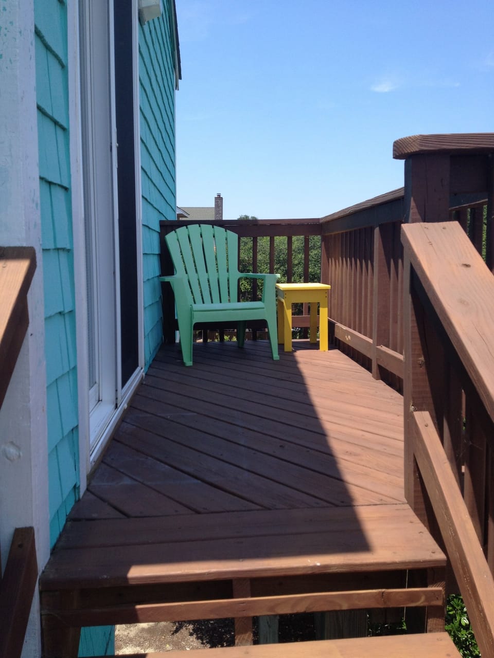 Sun deck off Master Bedroom