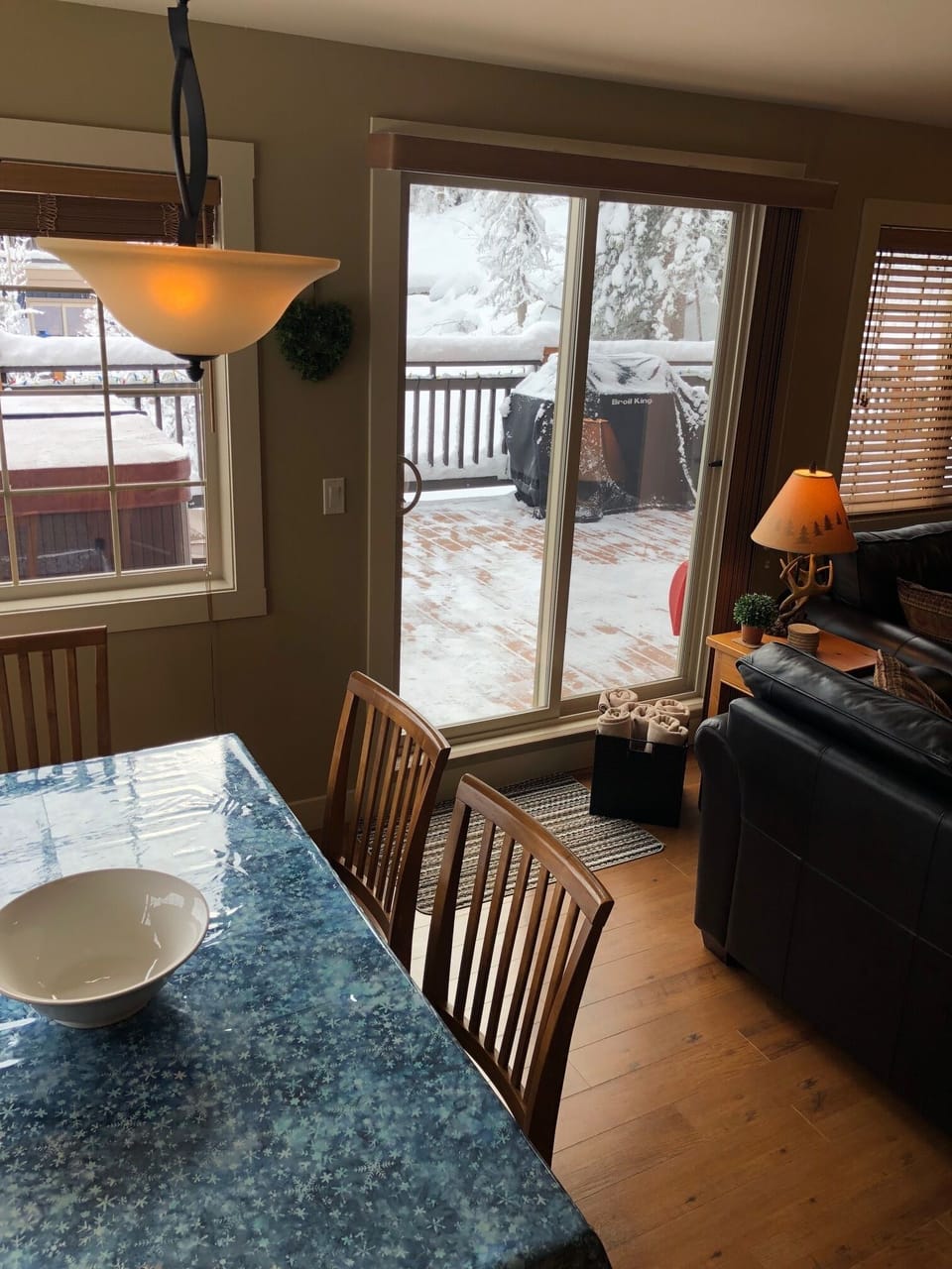 Patio entry.