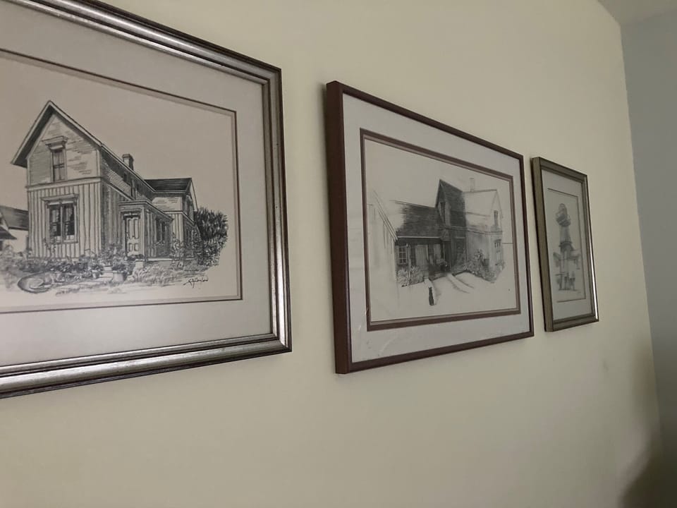 Bedroom Pen and Ink/Pencil Drawings