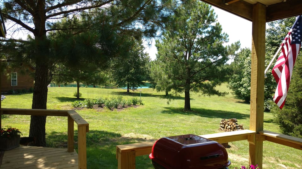 View from side deck