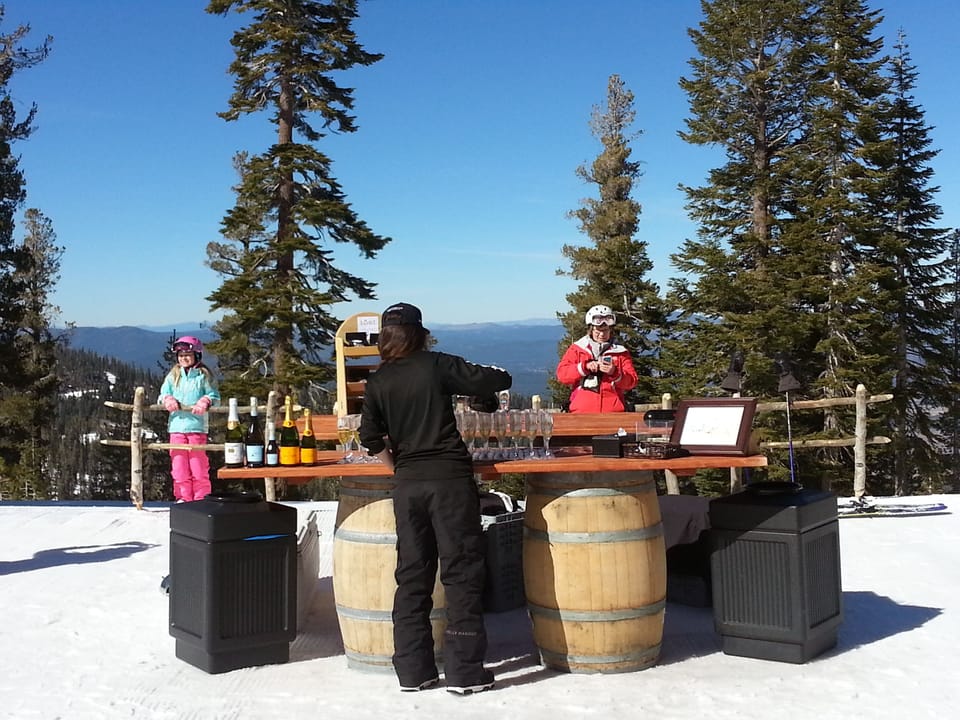 Champagne toast at 2pm - Northstar