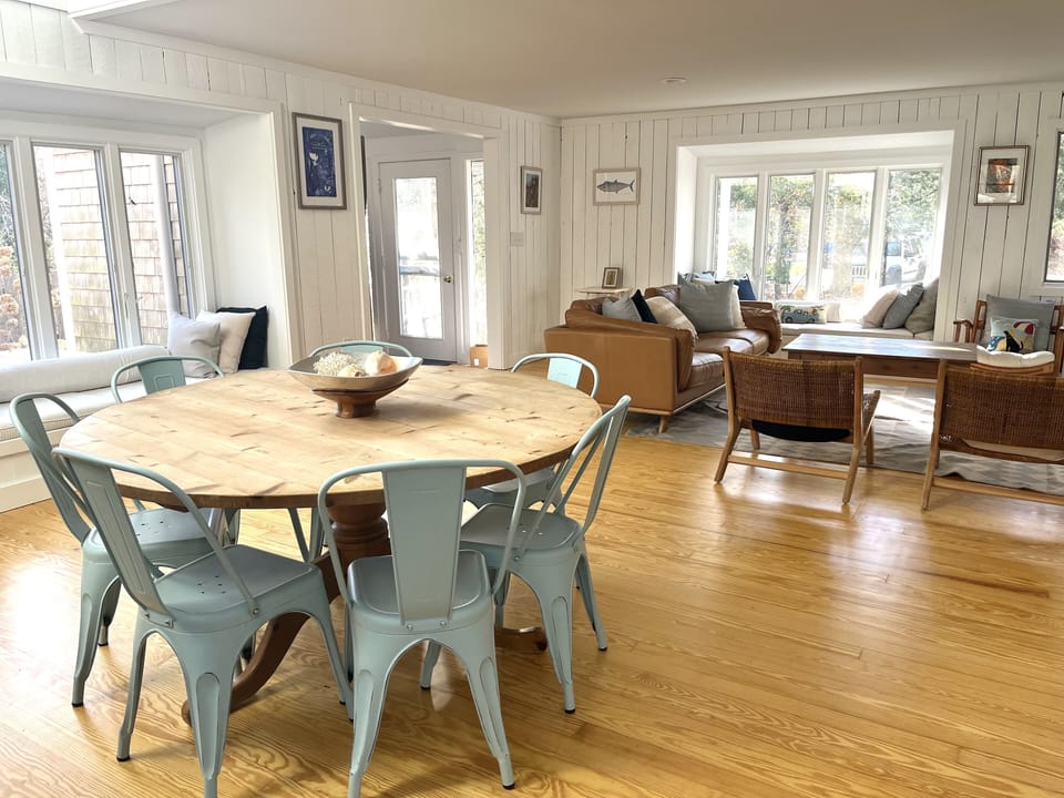 Open dining room, living room and front foyer