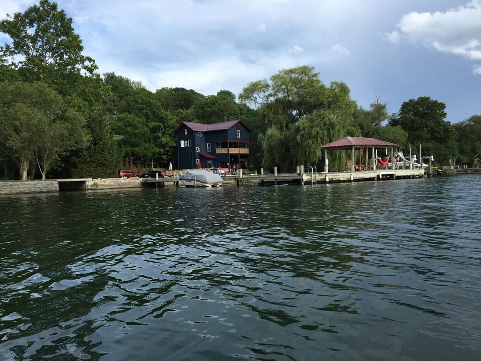 From the Lake!  330 feet of frontage!