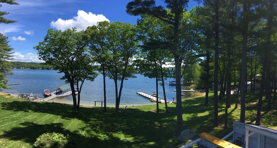 Magnificent views on this large and unique waterfront property!