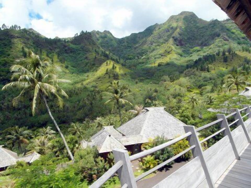  view of mountains from deck