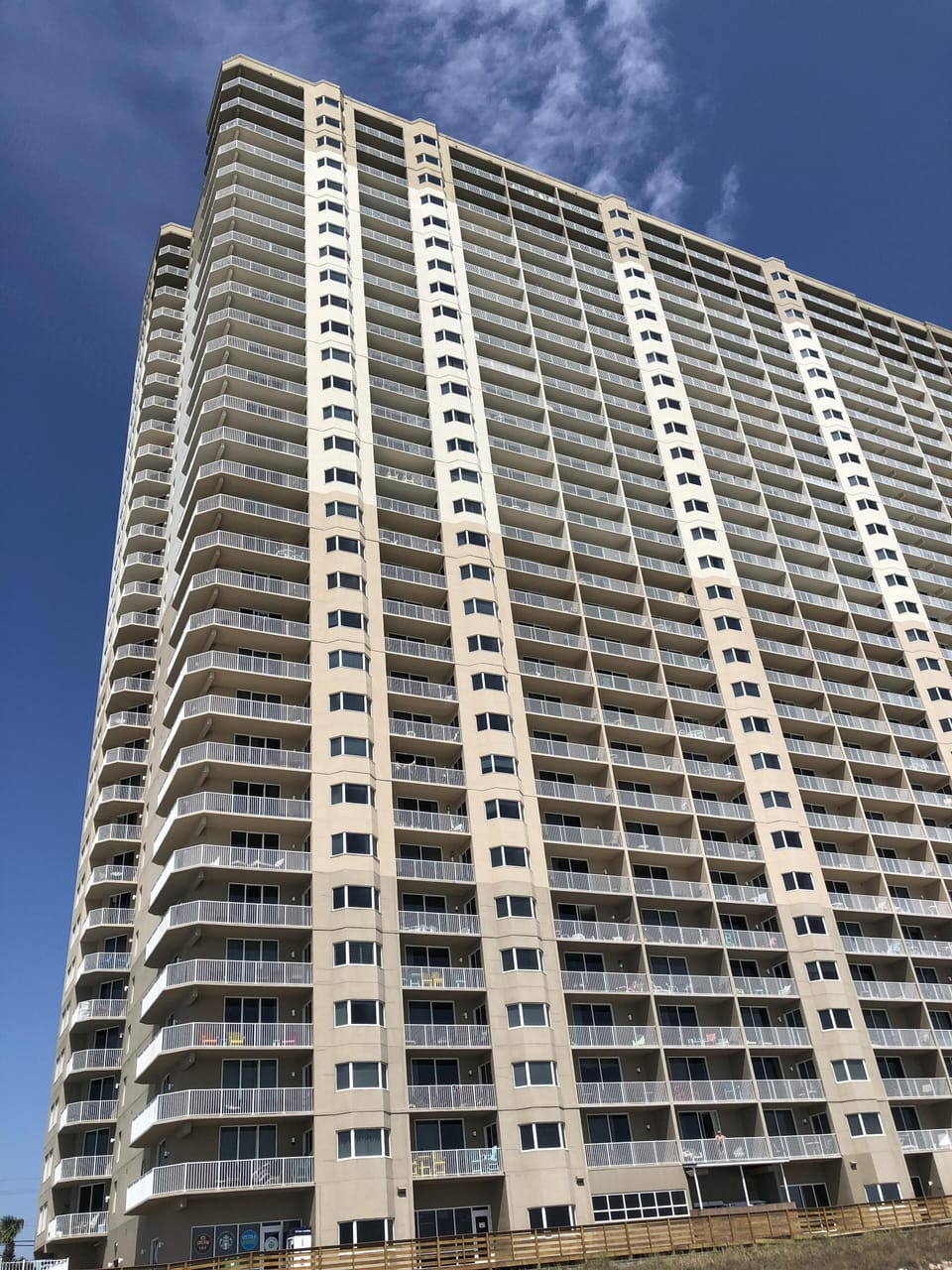 Exterior beach view of Tidewater