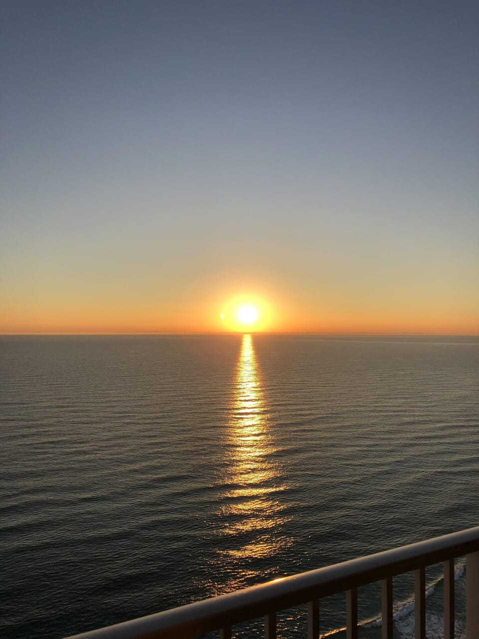 Amazing sunset from balcony!