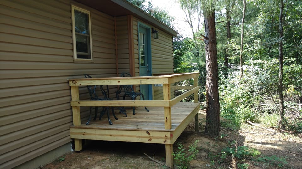 Private deck off of King bedroom