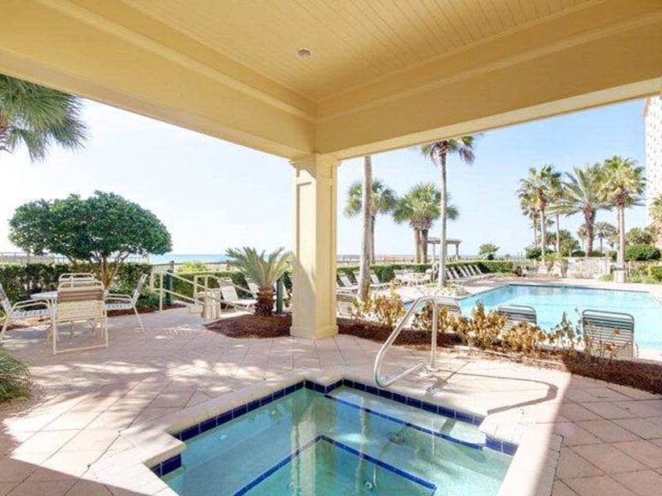 Gazebo with hot tub, one of 4 on the property