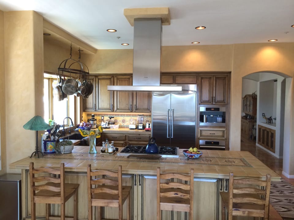Gourmet Kitchen looking from living room.