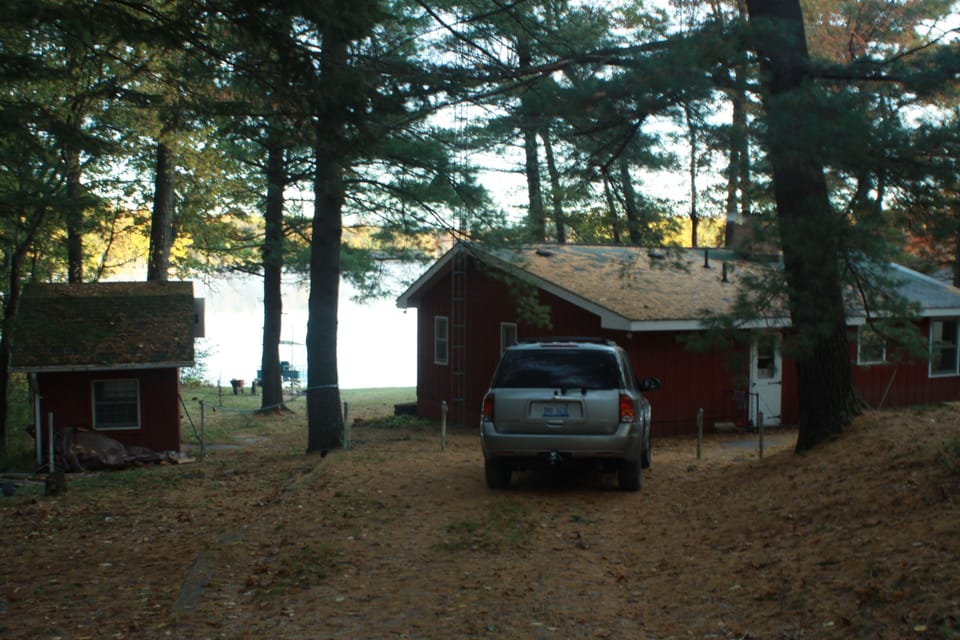 looking down the drive