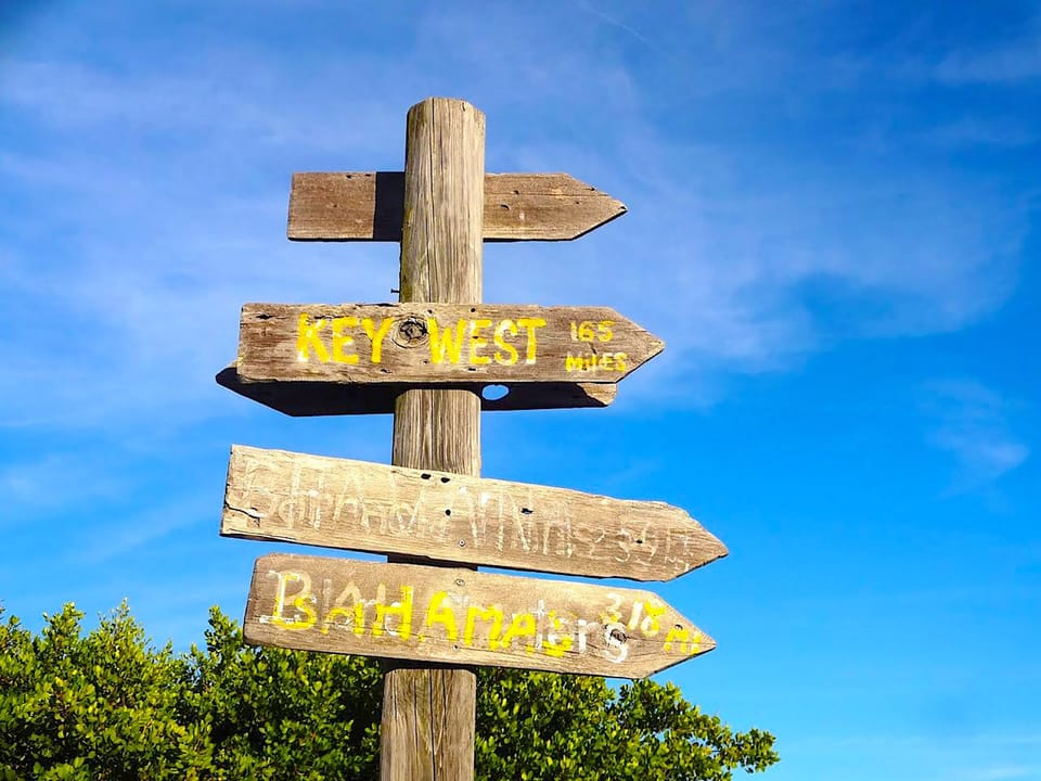 North Captiva Island location sign:)