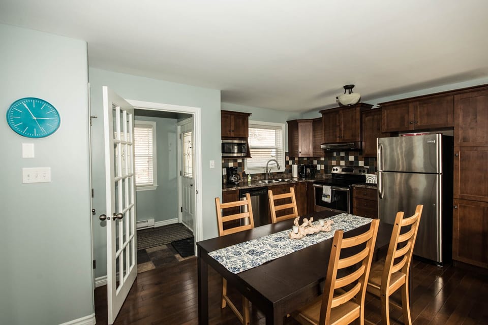 Kitchen and entrance way
