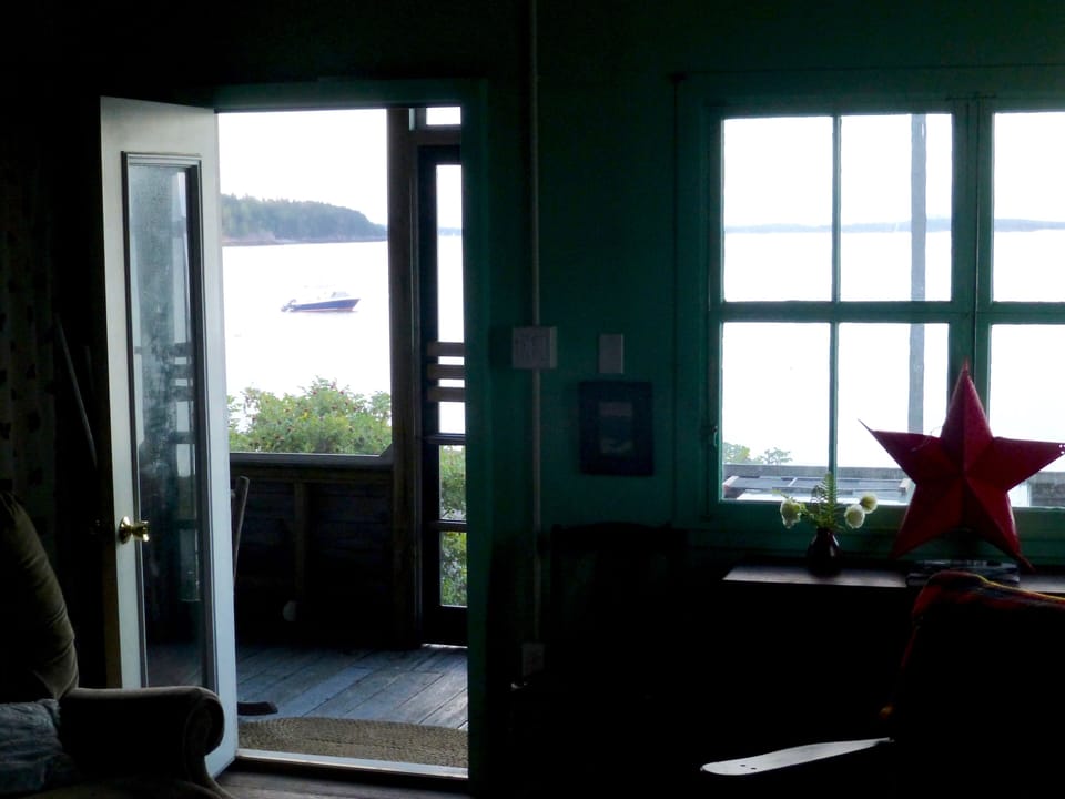 Looking our from the living room