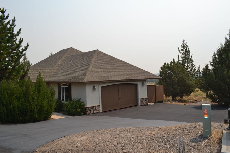 Side entry drive and garage