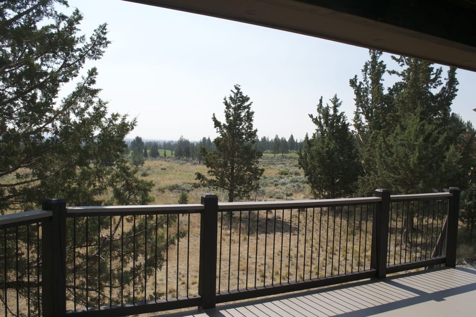 Back yard views across meadow