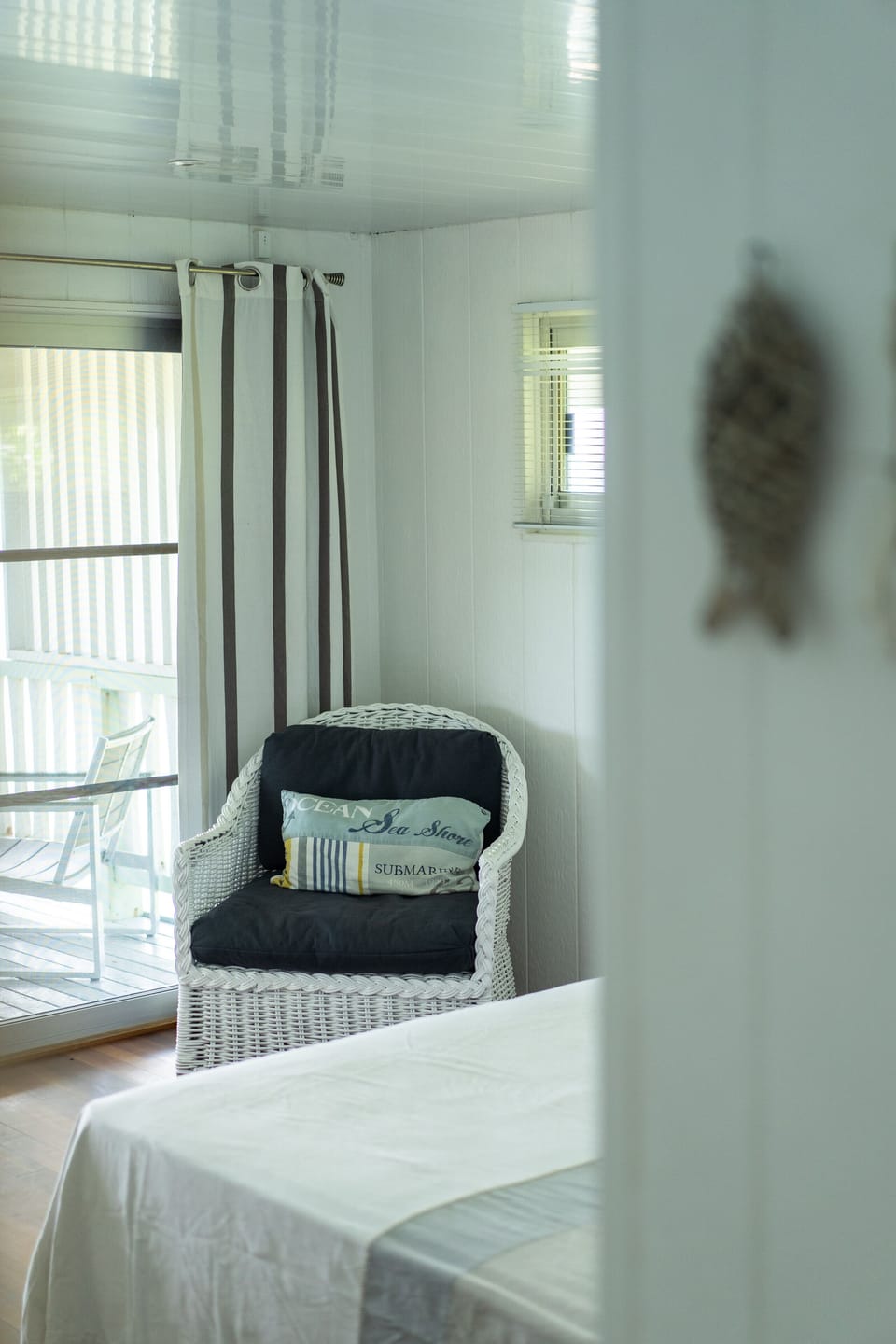 BEDROOM # 2 WITH VIEW OF THE LAGOON + AIR CONDITIONING
