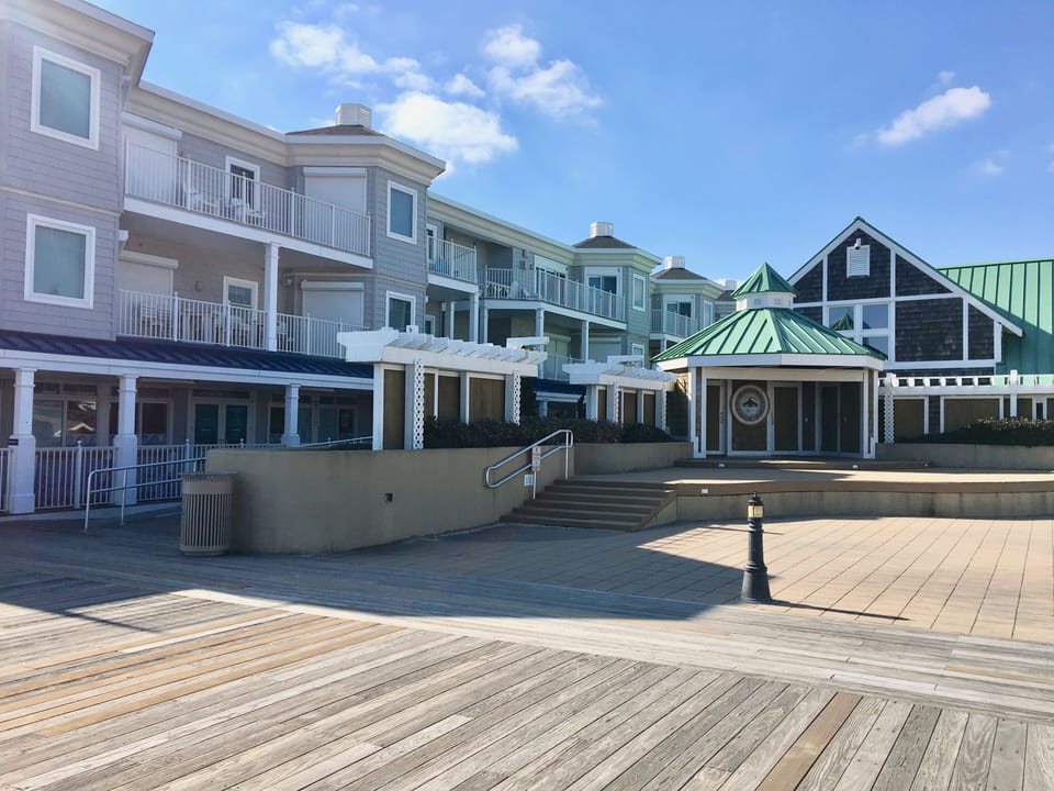 Grand stand area - feet from Blue Surf condos