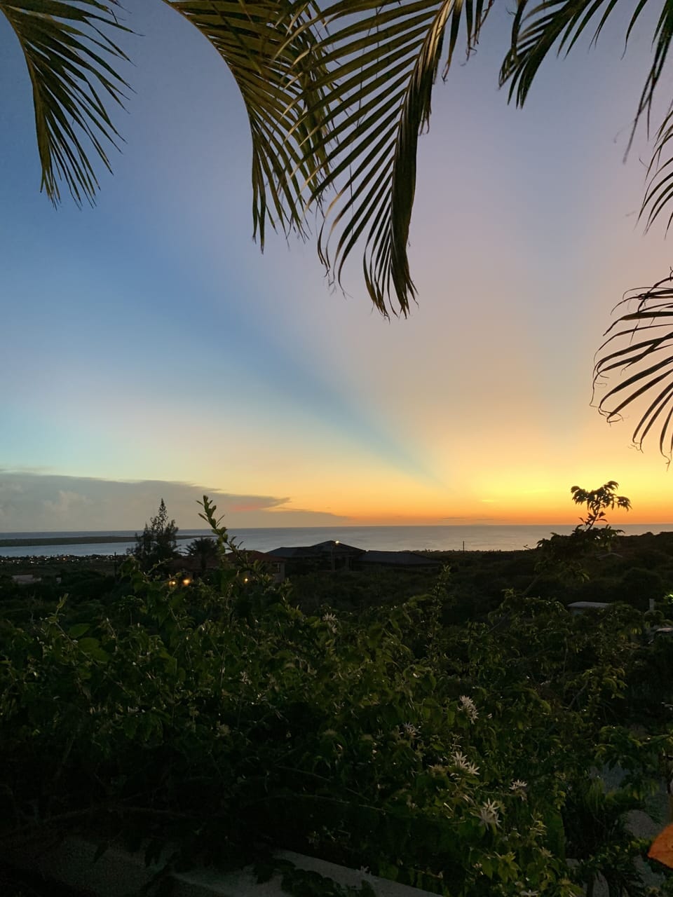 Stunning sunsets from the terrace