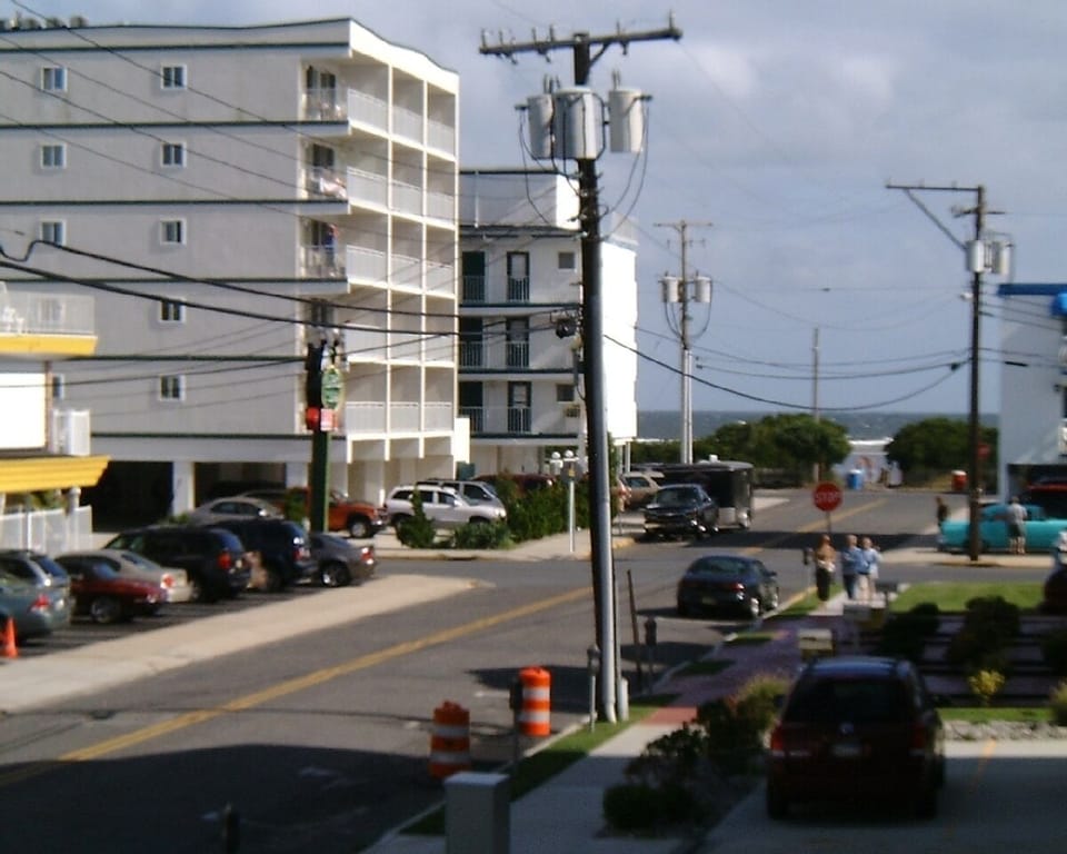 Fourth building from beach