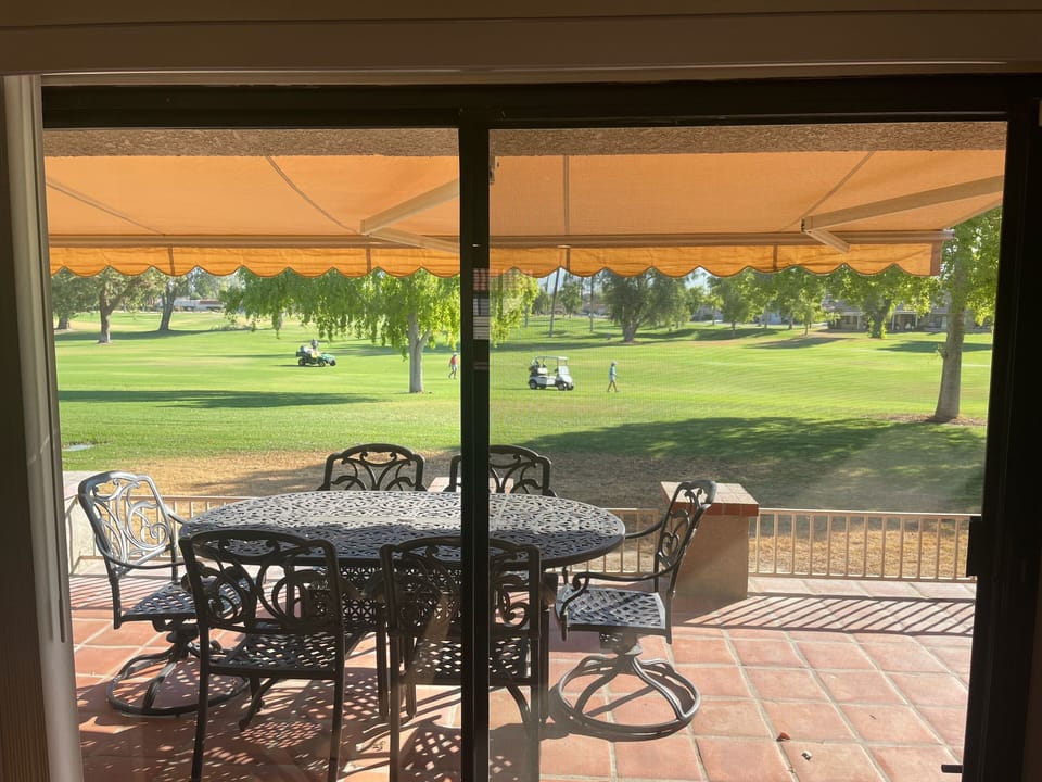We get the morning sun so having an automatic awning is good to have.