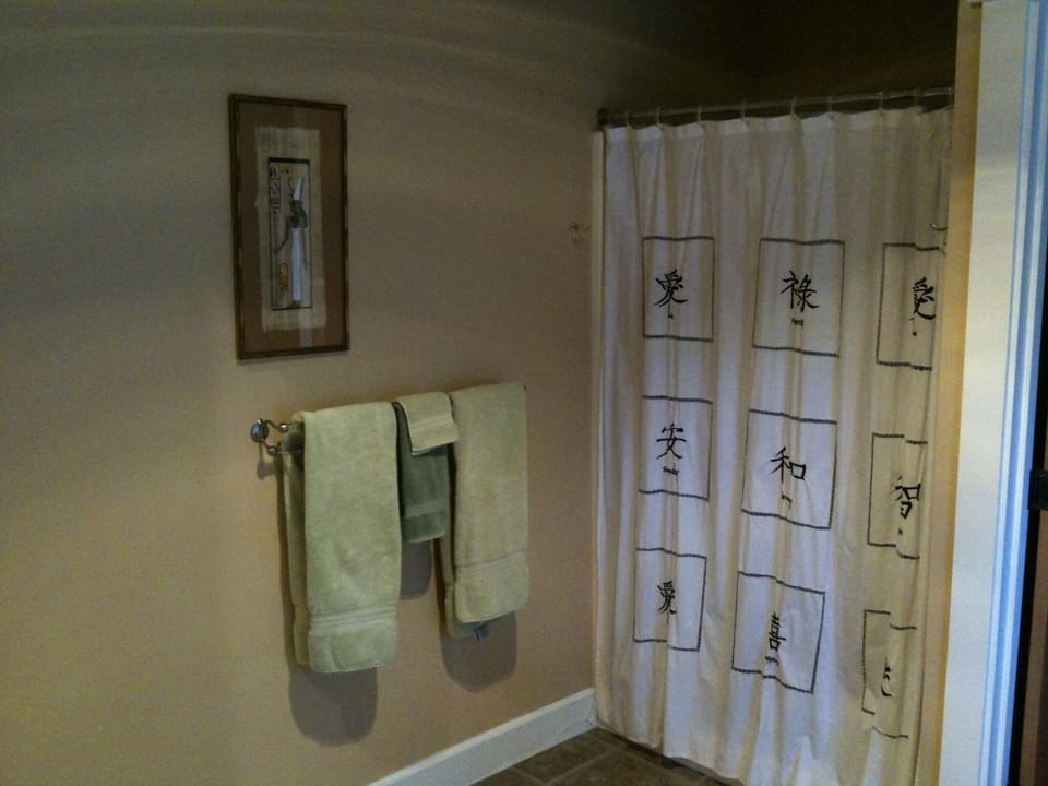 Separate shower in master bath