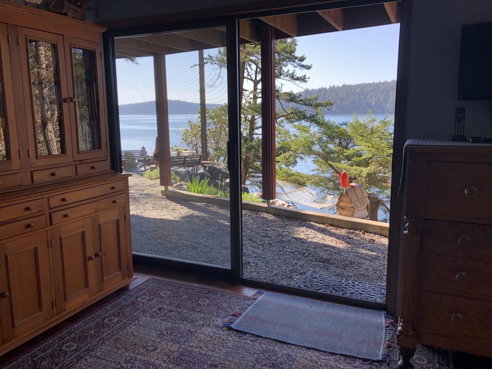 Water view from King bedroom