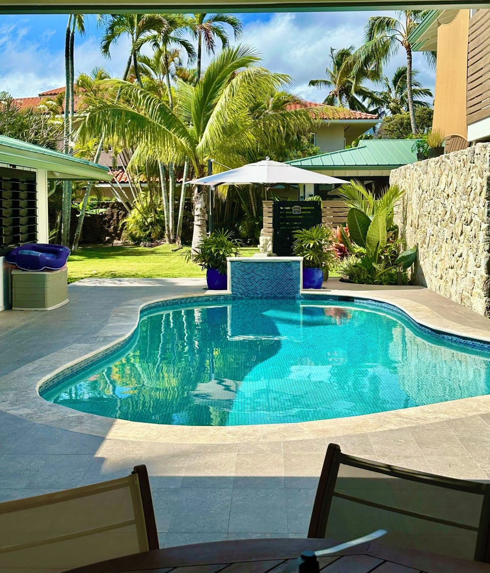 Lanai Looking on to the pool and yard