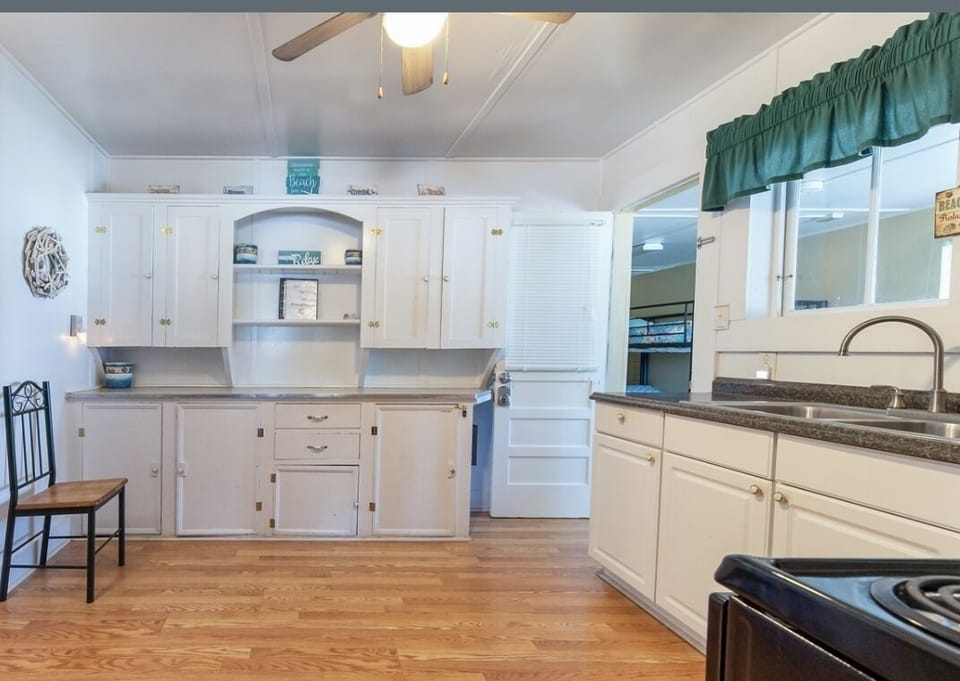 Fully stocked kitchen 