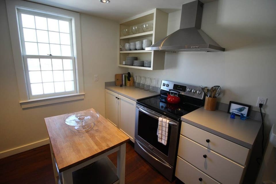 Kitchen stove view