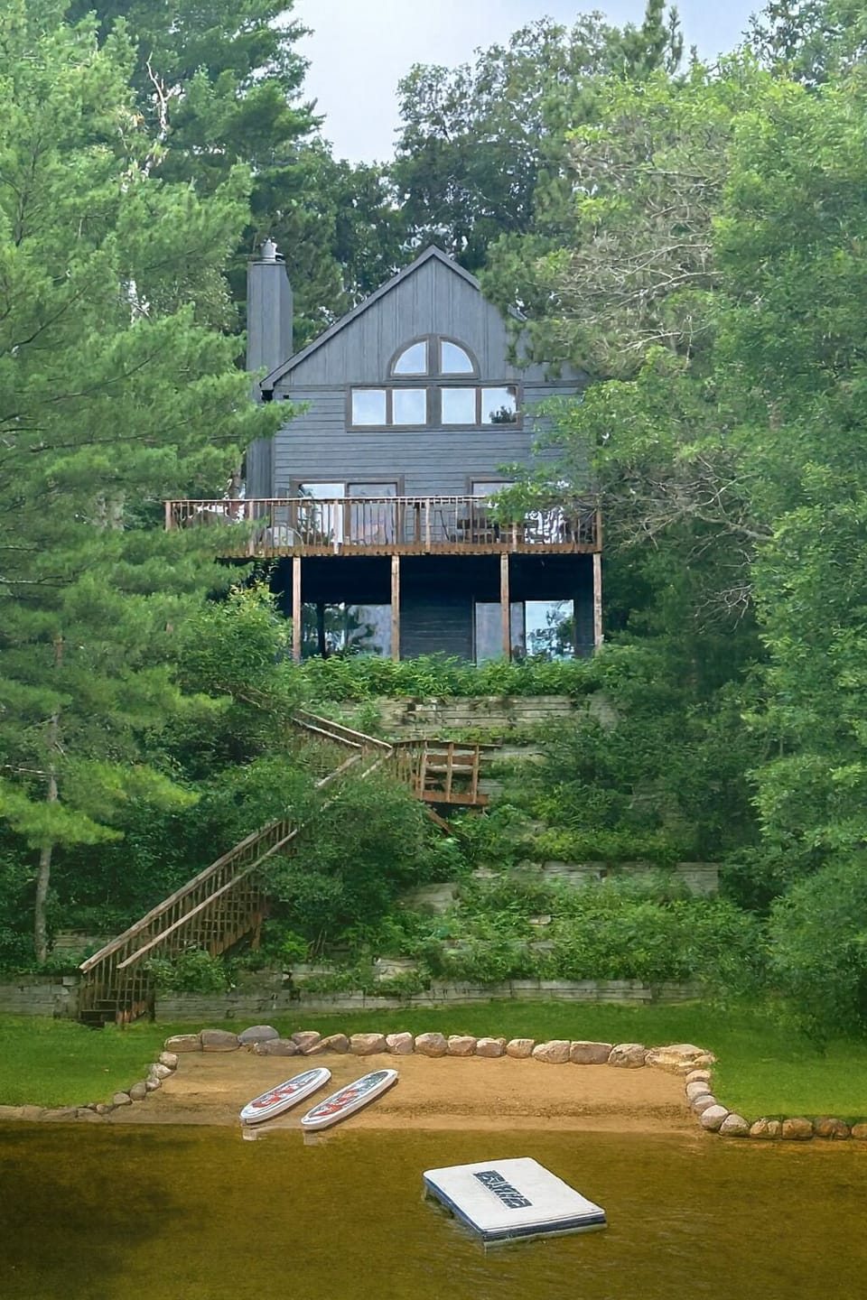 Welcome!  New sand beach and lots of room for outdoor games and relaxing.