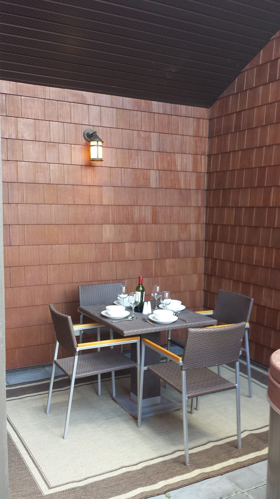 Sheltered Alfresco Dining