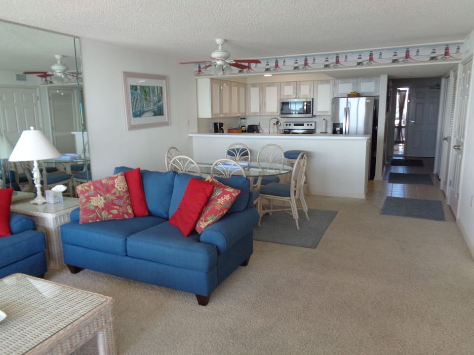 open floor plan.