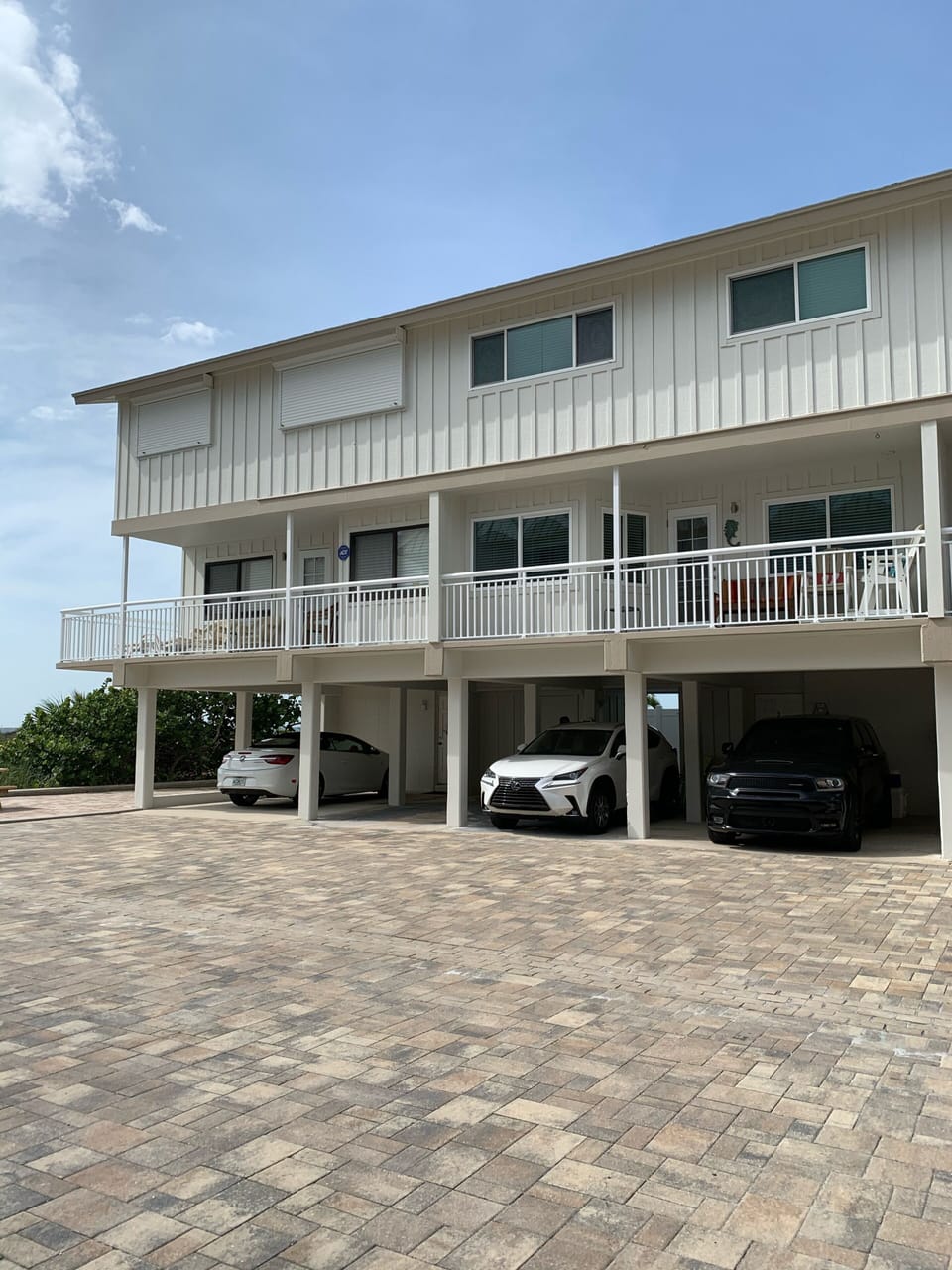 Unit 2, has two covered parking spots!