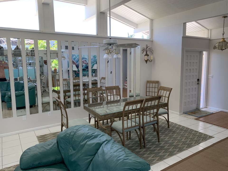 UP Dining room view from breakfast nook. Total seating 12