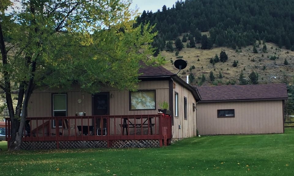 Pony 'White House' from the creek side.