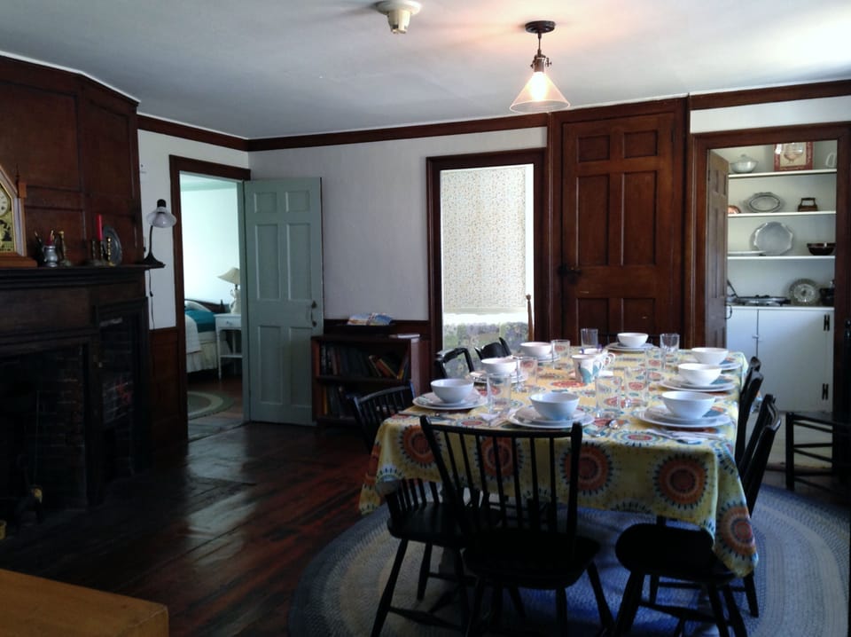 Another view of Dining Area with Pantry room, bedroom with twin 