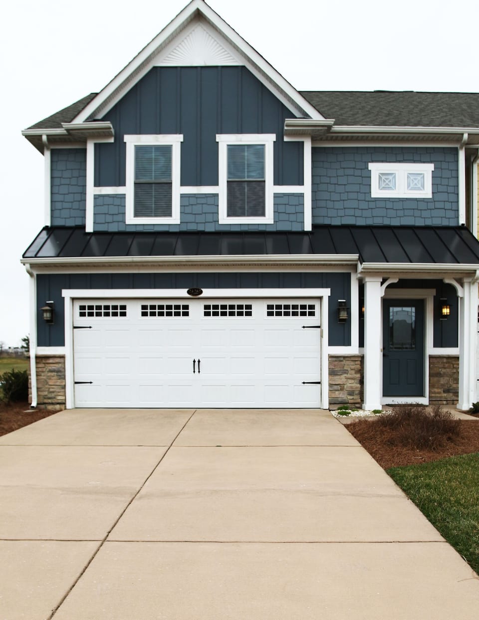 End unit townhouse