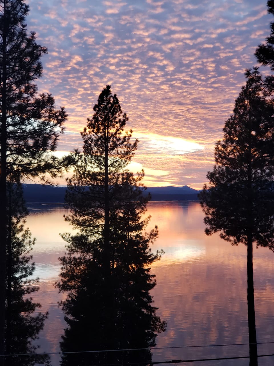 Sunset at dusk