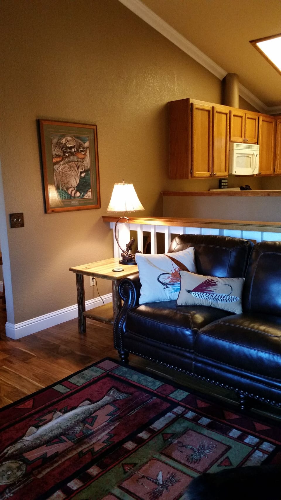 Great Room with living room, kitchen and dining room
