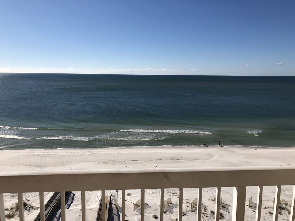 Beach View from Balcony