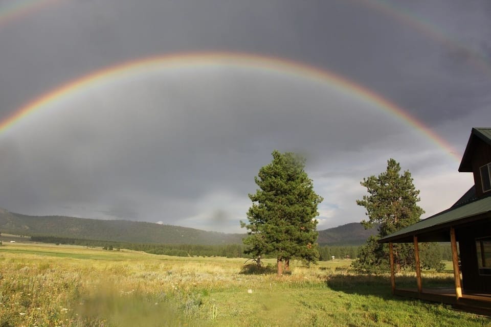 A perfect rainbow