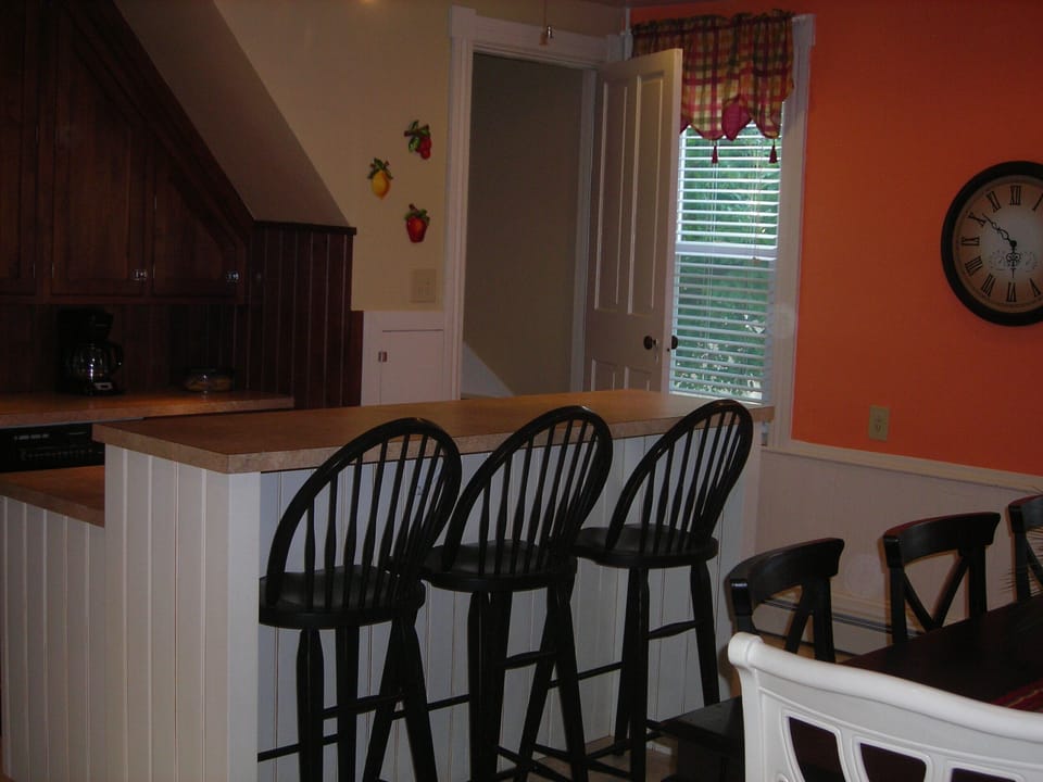 One of three staircases to the second floor bedrooms