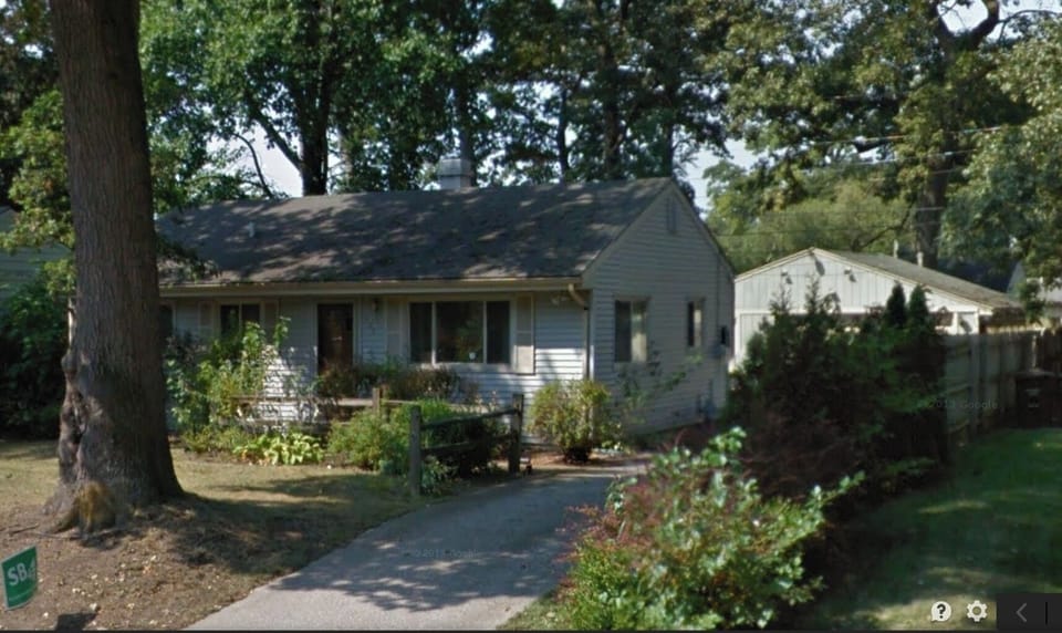 Welcome to our house.  Long driveway provides plenty of parking.