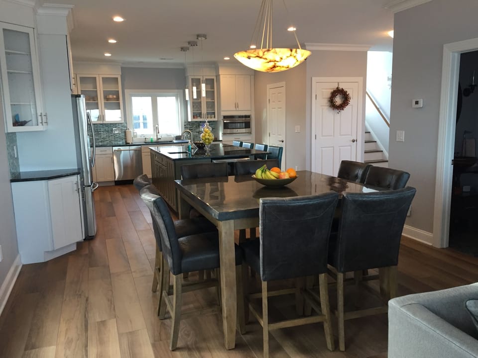 View from the LR - open floor plan.