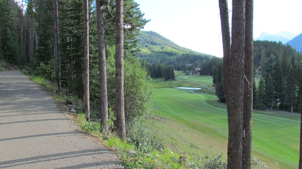 Valley Trail part along our beautiful golf course!