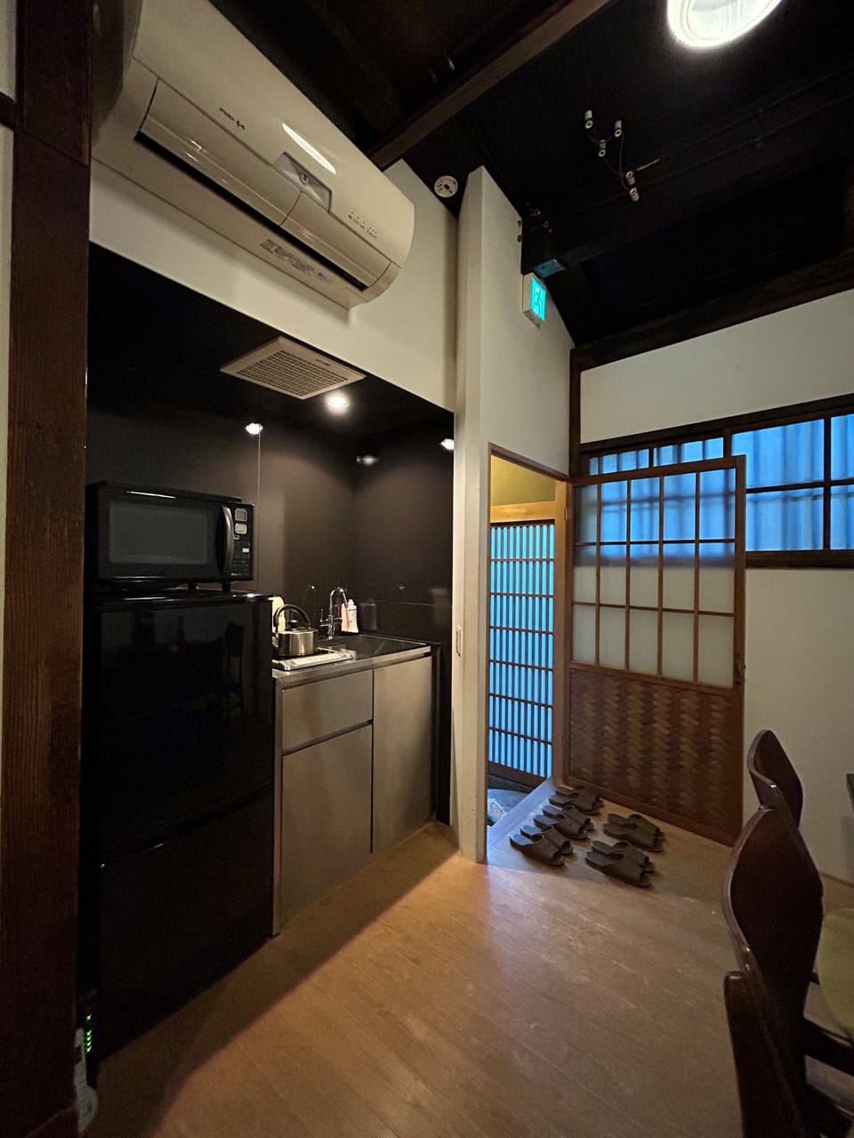 Kitchen and entrance