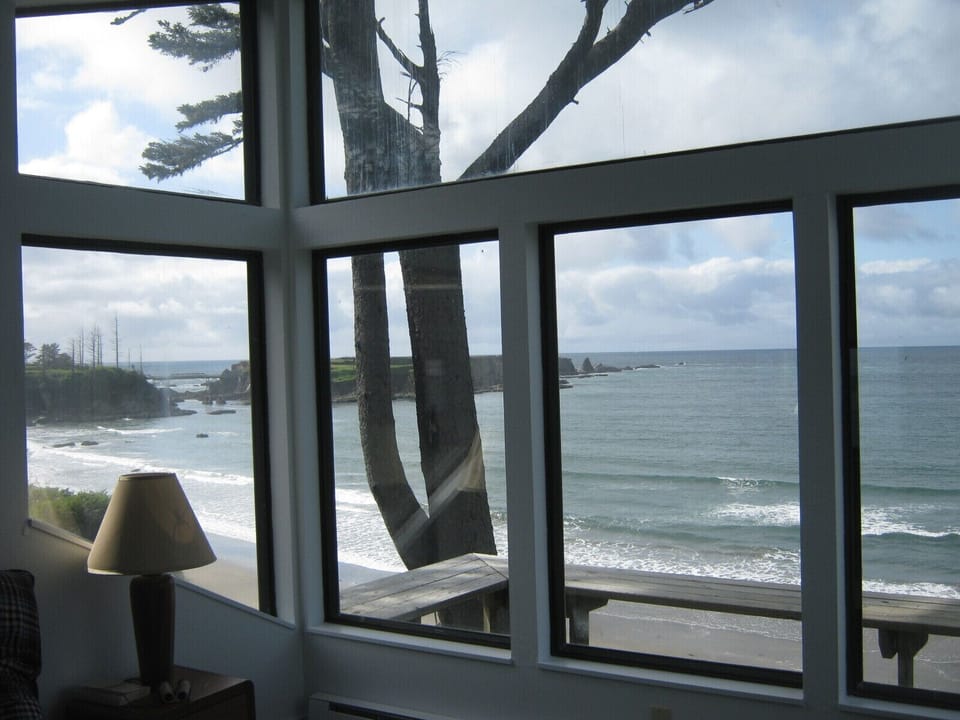 View from upper level bedroom