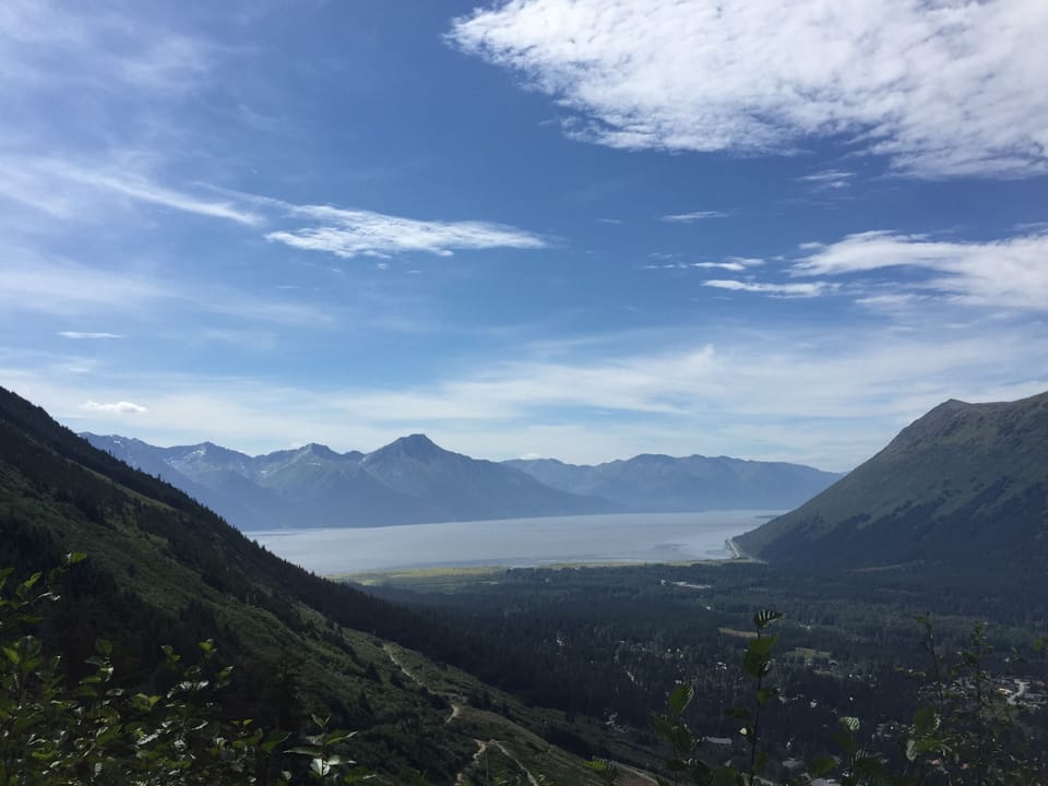 View from hiking Alyeska in August.